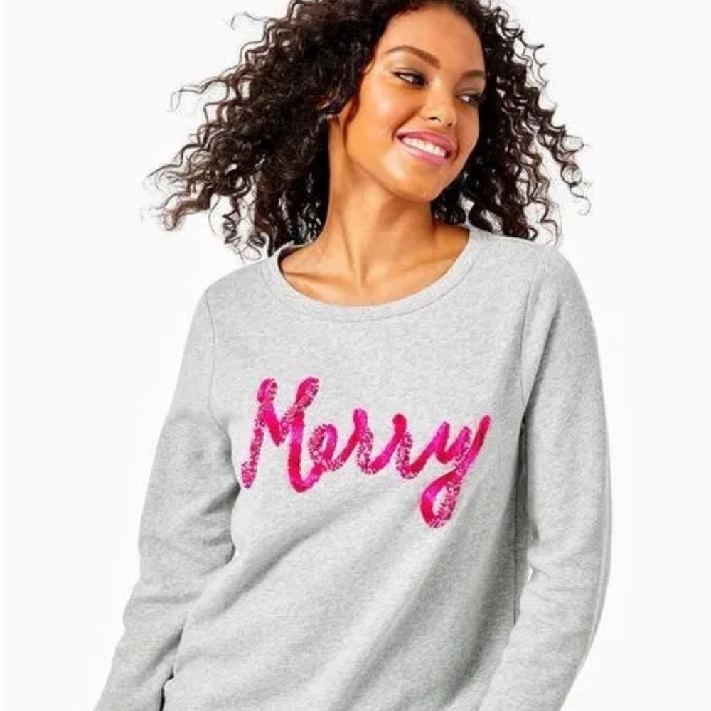 NWT Lilly Pulitzer Merry Rami Sweatshirt size M